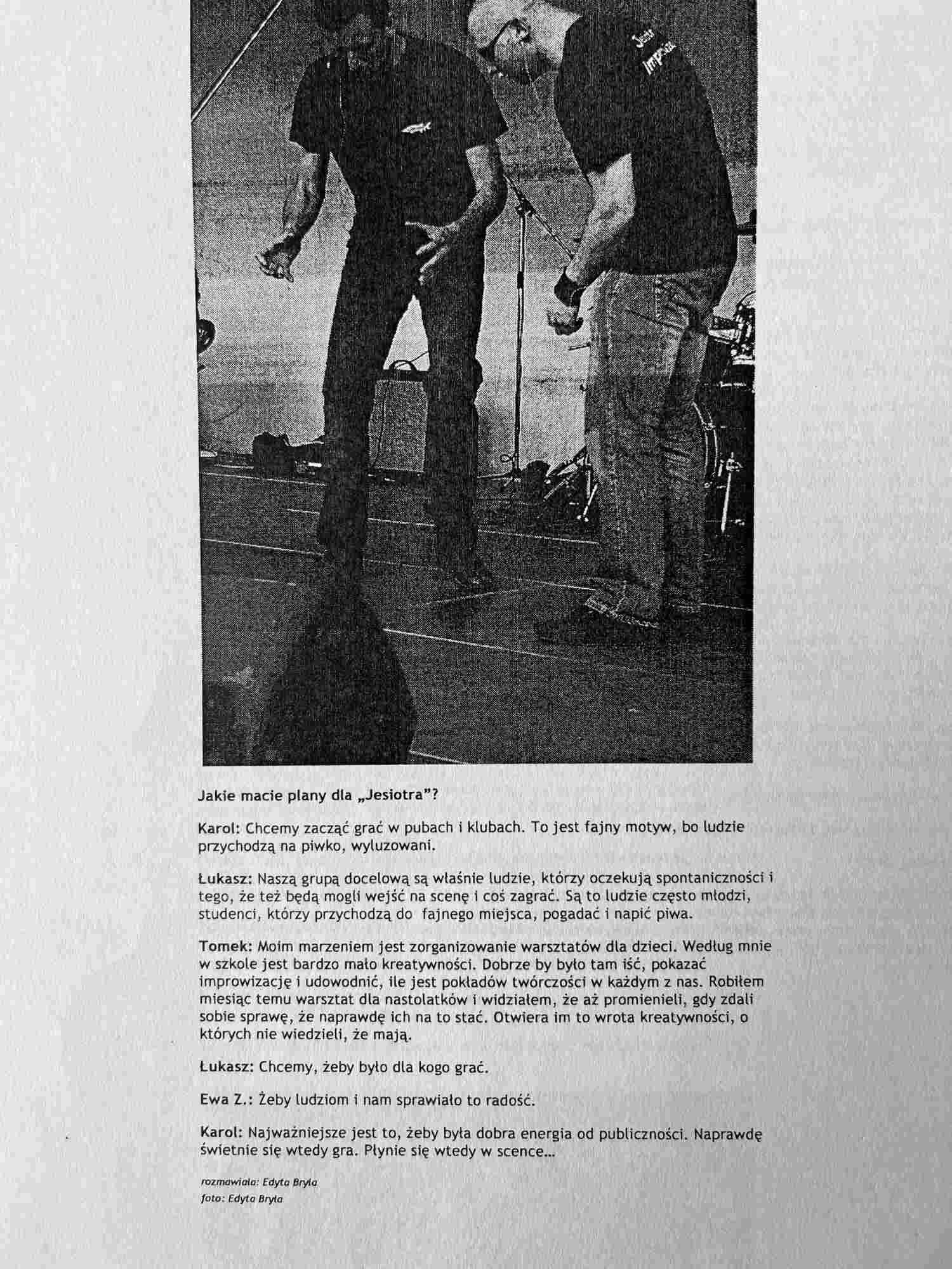 wywiad o warsztatach improwizacji