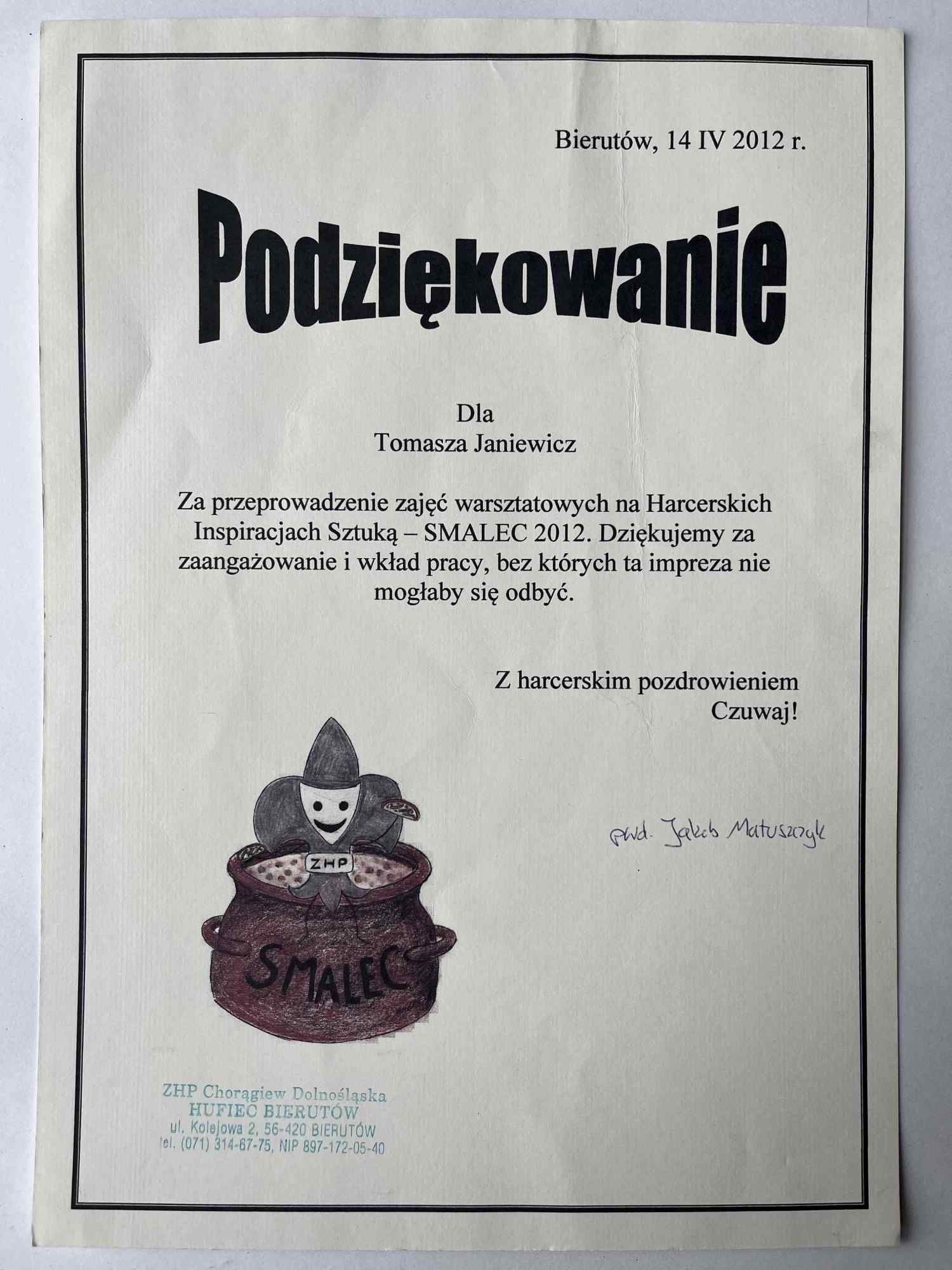 Warsztaty dla harcerzy